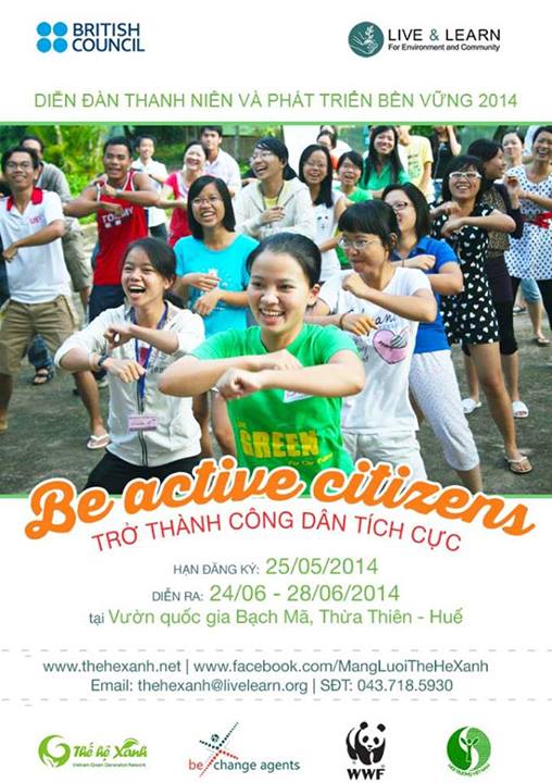 VYS 2014: “Be Active Citizens – Trở thành công dân tích cực”