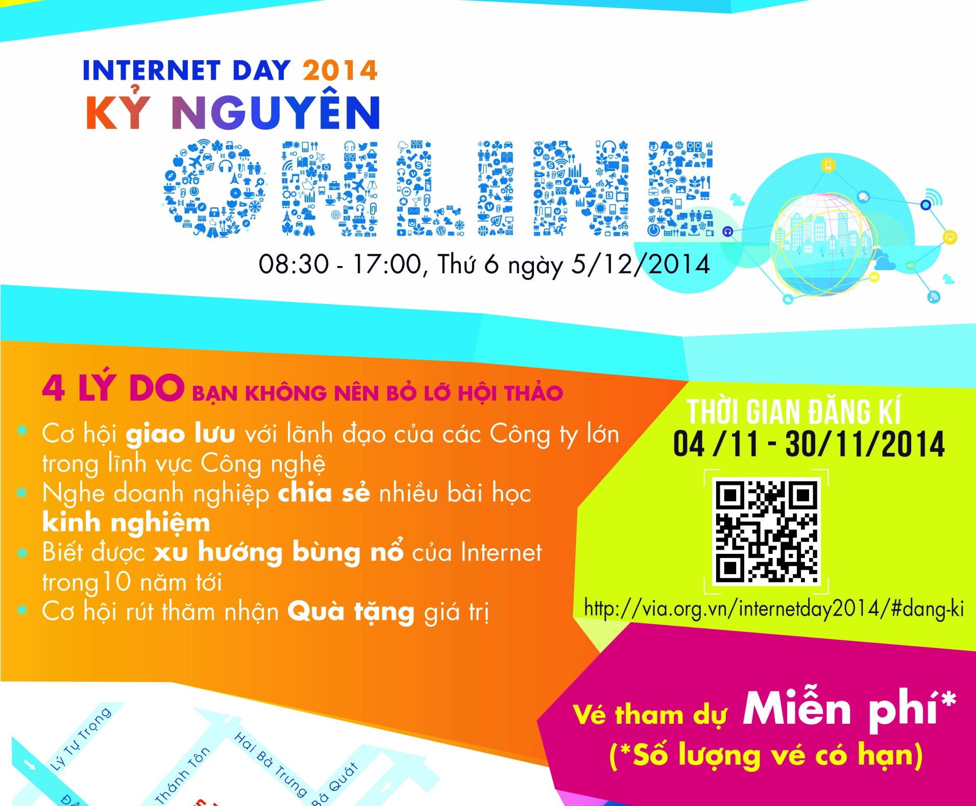 Đăng kí tham gia hội thảo Internet Day 2014