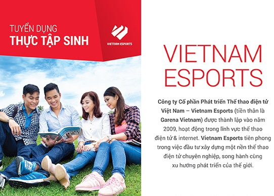 Cơ hội thực tập cùng Vietnam Esports