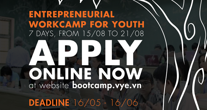 Học khởi nghiệp hiệu quả cùng hội trại VYE Bootcamp 2015